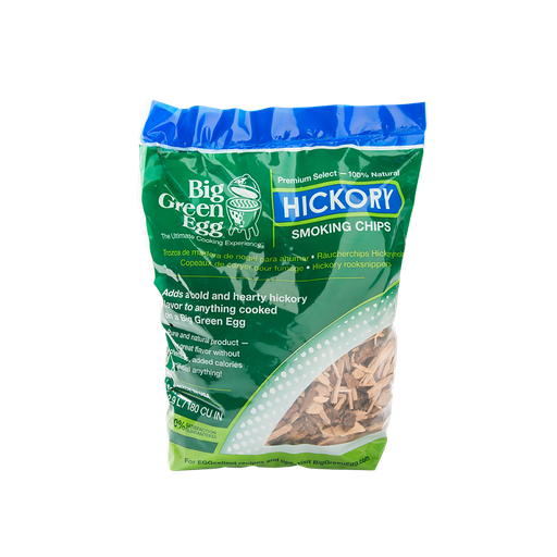 [0703 113986] Big Green Egg, HICKORY WOOD CHIPS HOUTSNIPPERS